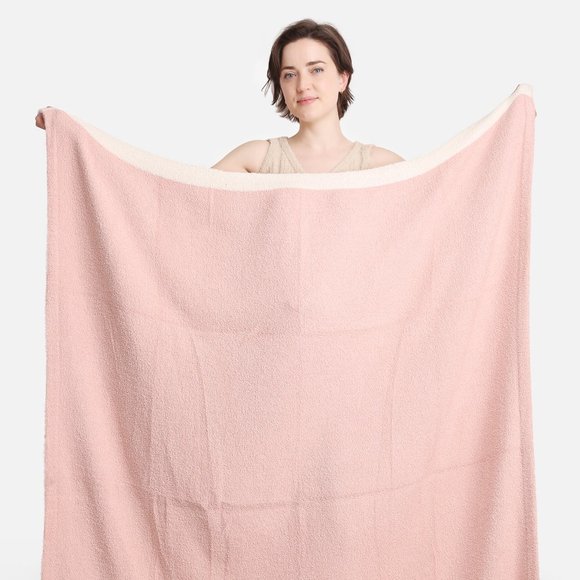 P/S Solid Color with Edge Luxury Soft Throw Blanket·50x60·Super Soft·ComfyLuxe - Picture 9 of 9
